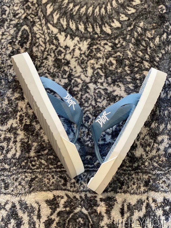 디올 2020 스투시 콜라보 플립플랍 샌들