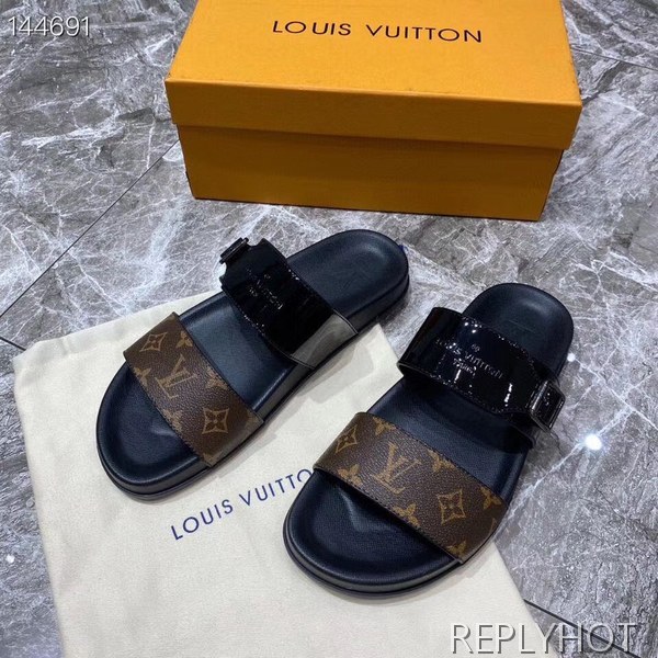 루이비통 2020 선베스 플랫 브라운모노그램 샌들