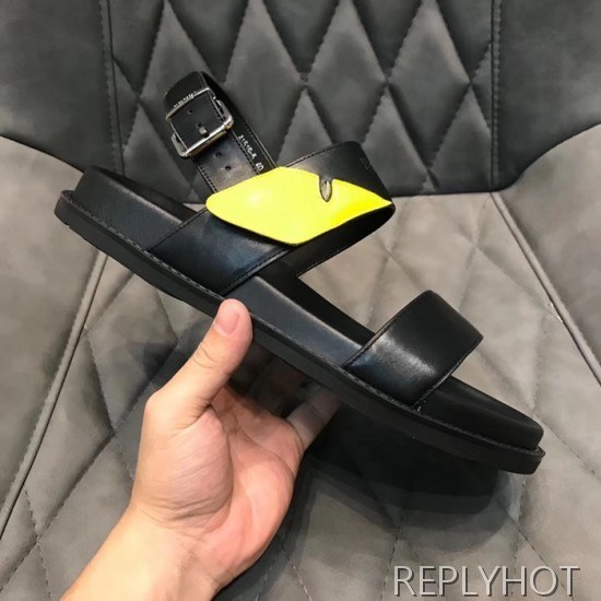 Fendi 2020 Mens Leather Sandal