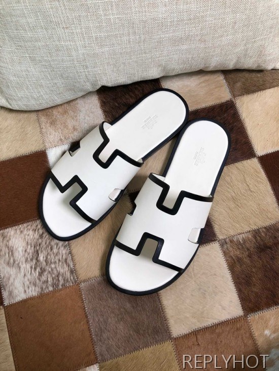 Hermes 2020 Mens Leather Slipper