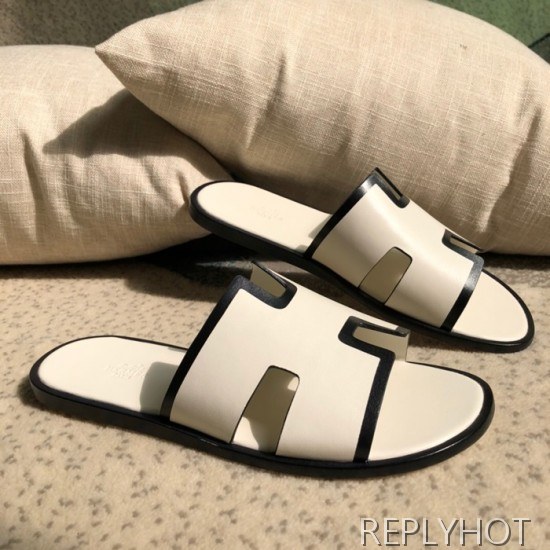 Hermes 2020 Mens Leather Slipper