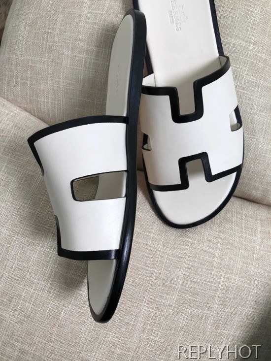 Hermes 2020 Mens Leather Slipper