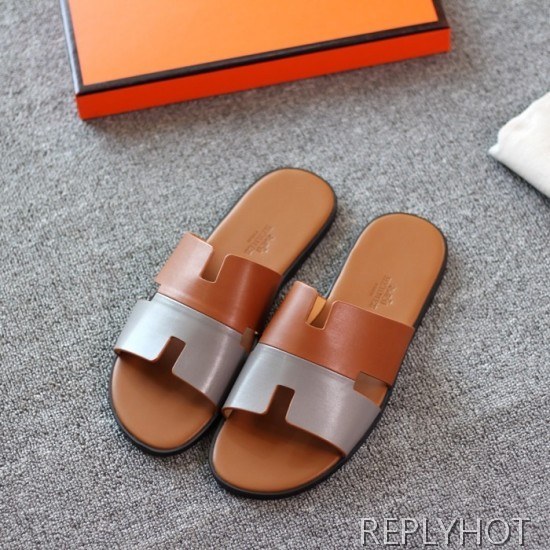 Hermes 2020 Mens Epsom Leather Slipper
