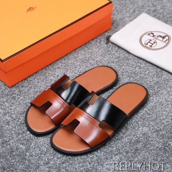 Hermes 2020 Mens Epsom Leather Slipper