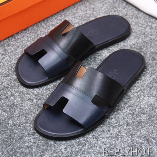 Hermes 2020 Mens Epsom Leather Slipper