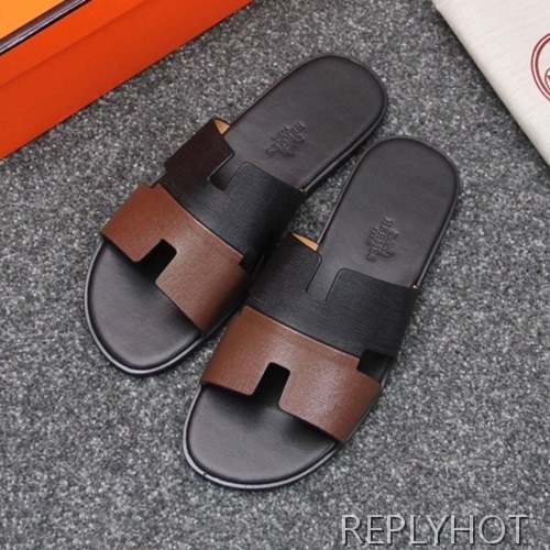 Hermes 2020 Mens Epsom Leather Slipper