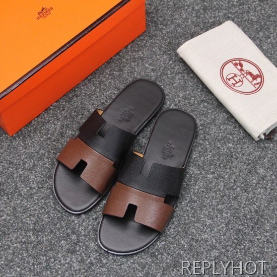 Hermes 2020 Mens Epsom Leather Slipper