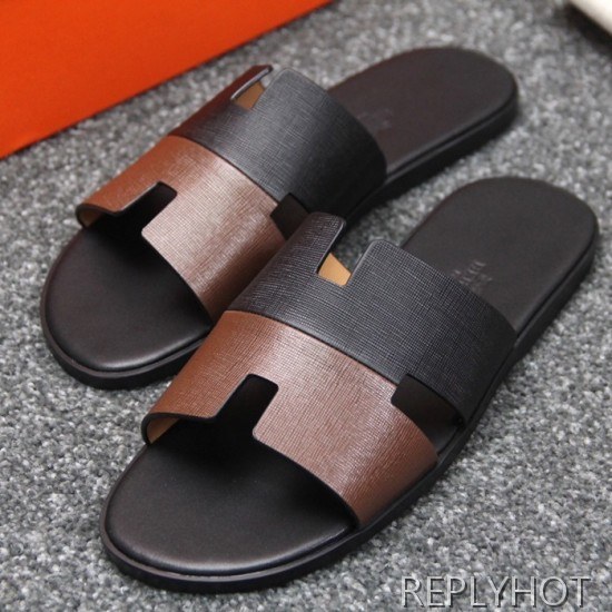 Hermes 2020 Mens Epsom Leather Slipper