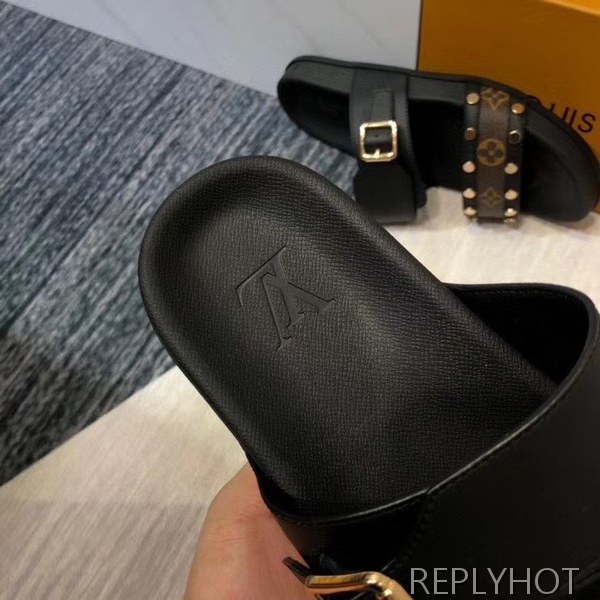 루이비통 2020 스터드 브라운모노그램 선베스 샌들