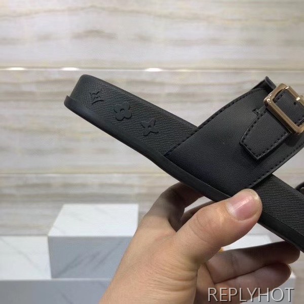 루이비통 2020 스터드 브라운모노그램 선베스 샌들