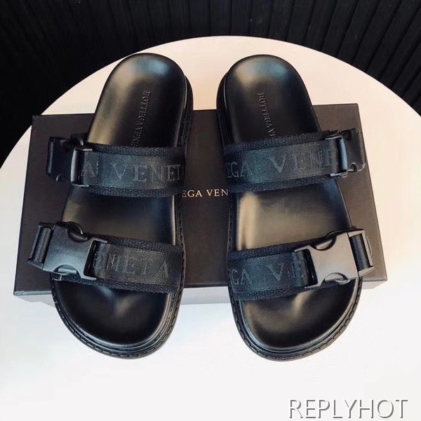 보테가베네타 2020 로고 더블스트랩 비치샌들