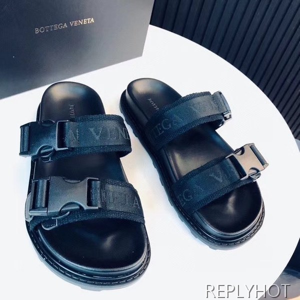 보테가베네타 2020 로고 더블스트랩 비치샌들