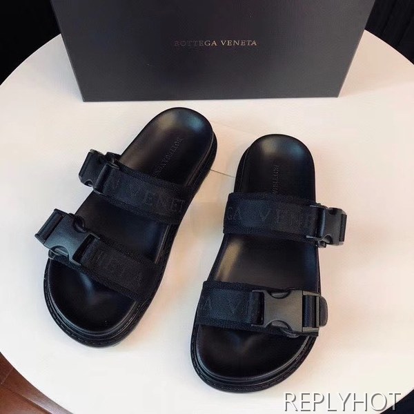 보테가베네타 2020 로고 더블스트랩 비치샌들