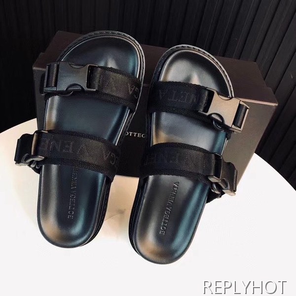 보테가베네타 2020 로고 더블스트랩 비치샌들