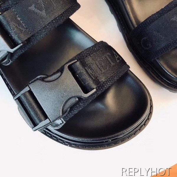 보테가베네타 2020 로고 더블스트랩 비치샌들