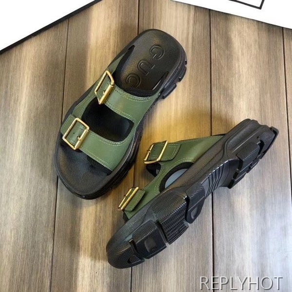 구찌 2020 더블버클 스트랩 샌들