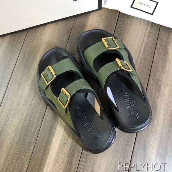 구찌 2020 더블버클 스트랩 샌들