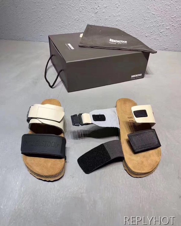 릭오웬스 x 버켄스탁 아리조나 투톤 샌들 ?