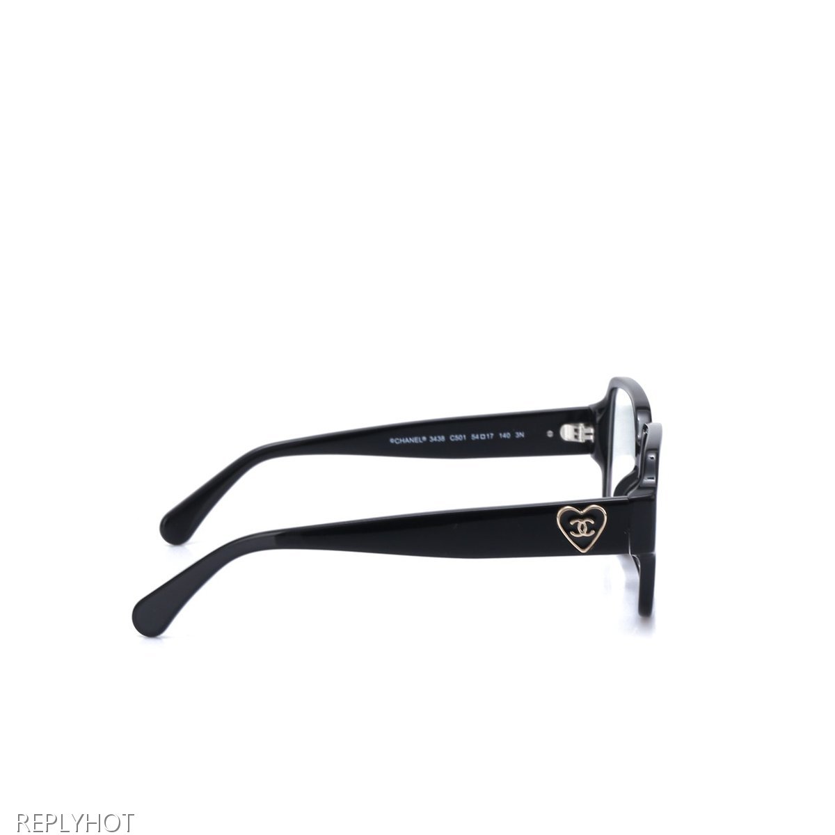 샤넬 하트3438 안경 (블랙)