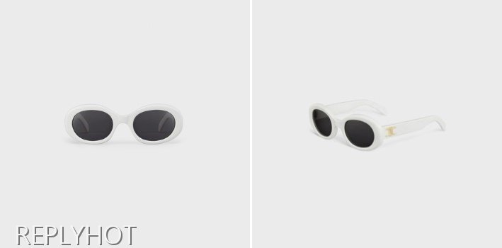 셀린느 트리오페 01 선글라스(화이트)