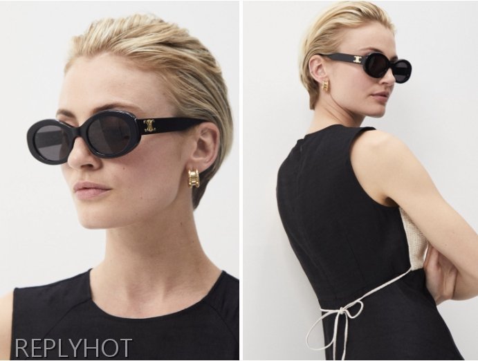 셀린느 트리오페 01 선글라스(블랙)