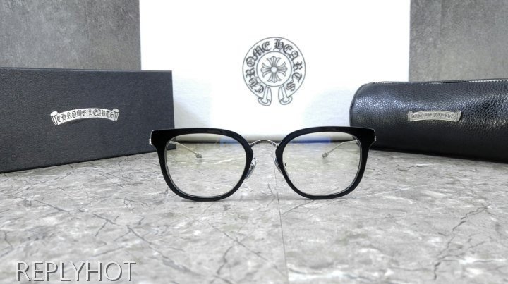 2021 CHROME HEARTS 크롬하츠 NO.3-인피니티 IN-901 검정 티타늄 메탈 콤비 안경테