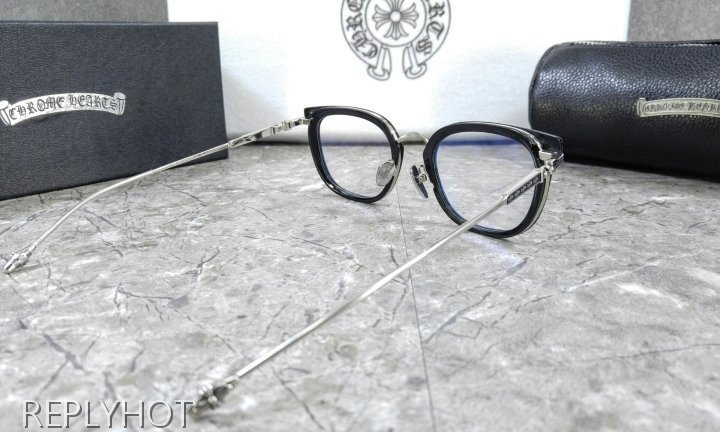 2021 CHROME HEARTS 크롬하츠 NO.3-인피니티 IN-901 검정 티타늄 메탈 콤비 안경테
