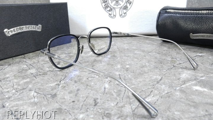 2021 CHROME HEARTS 크롬하츠 NO.7- 바이디오 FUN HATCH 블랙안경