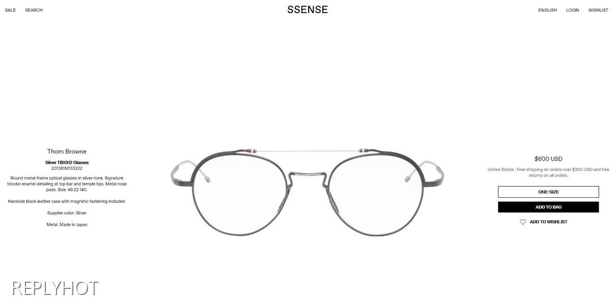 톰브라운TBX-912안경(실버)