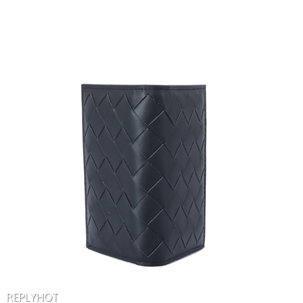 보테가베네타 인트레치아토 플랩 카드 케이스 지갑