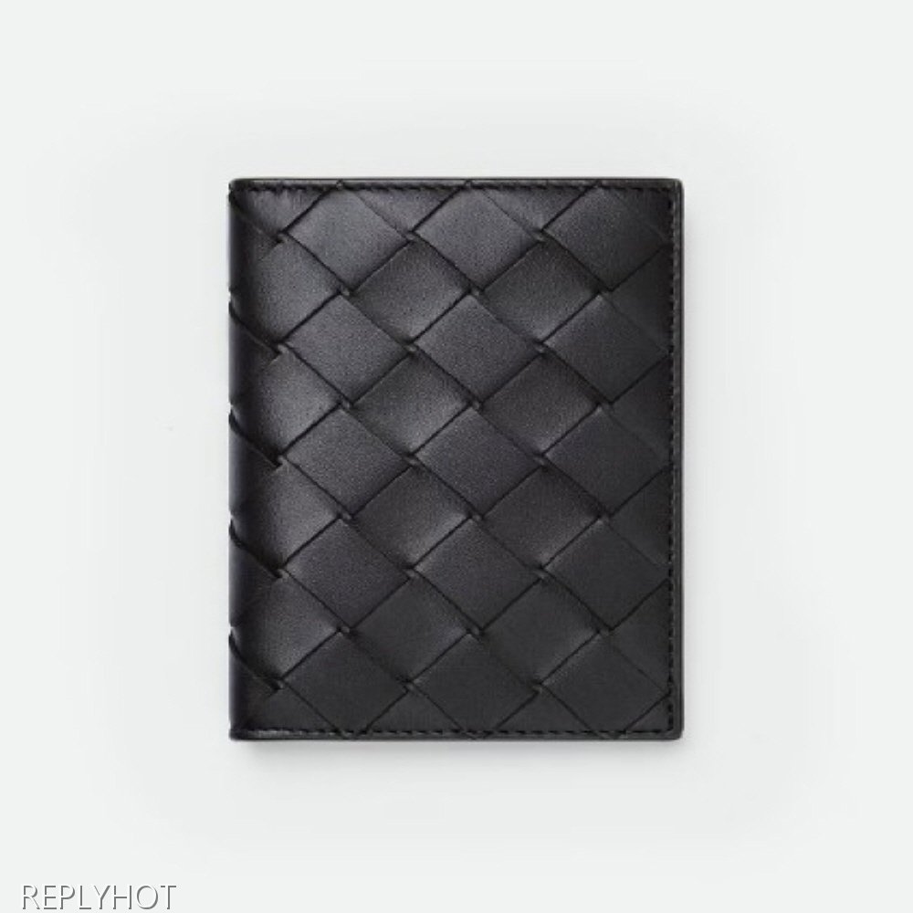 보테가베네타 인트레치아토 플랩 카드 케이스 지갑