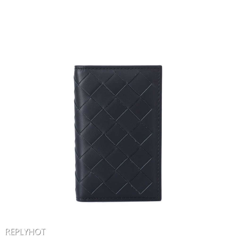 보테가베네타 인트레치아토 플랩 카드 케이스 지갑