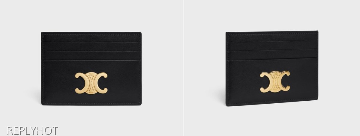 셀린느 트리웅프 카드지갑 (블랙)