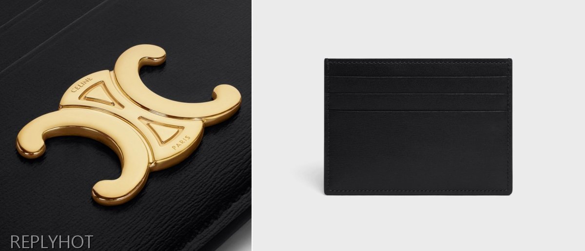 셀린느 트리웅프 카드지갑 (블랙)