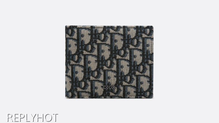 디올 오블리크자 카드 반지갑 2ESBH078YSE_H05E