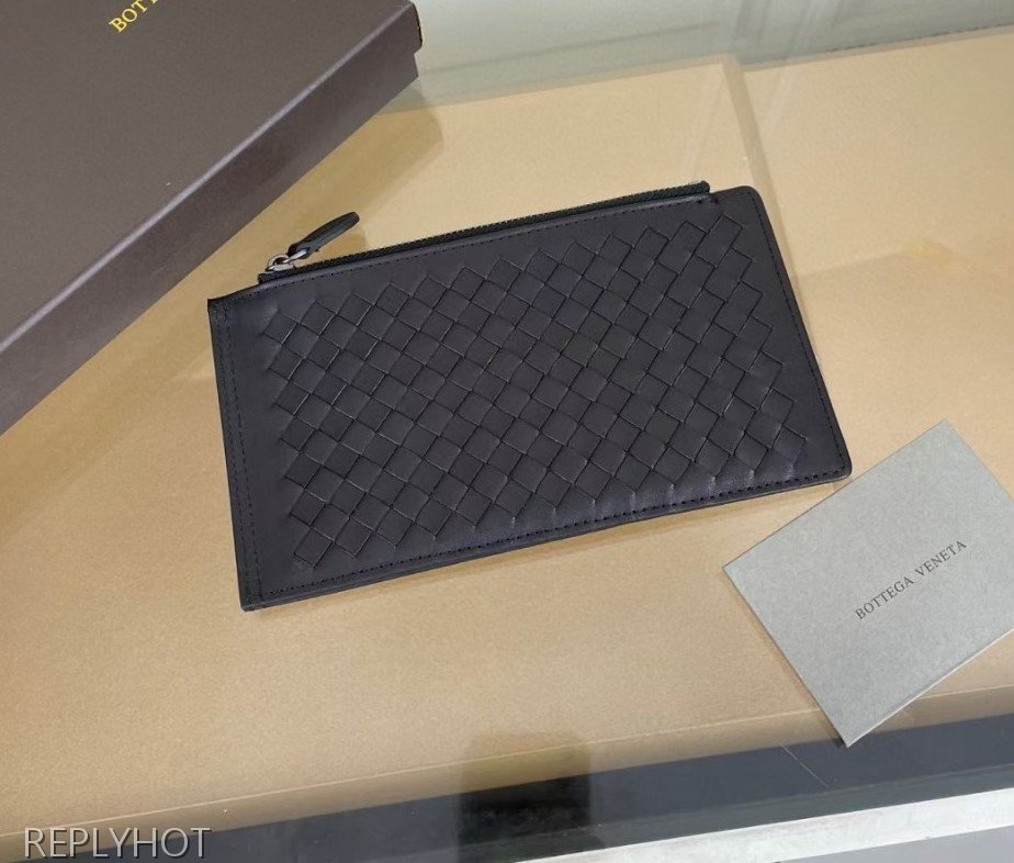 보테가베네타 가죽 카드홀더 지갑