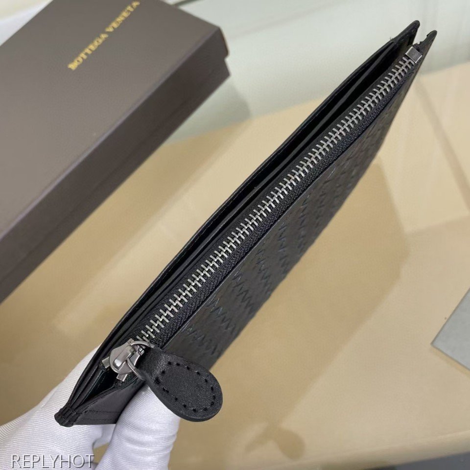 보테가베네타 가죽 카드홀더 지갑