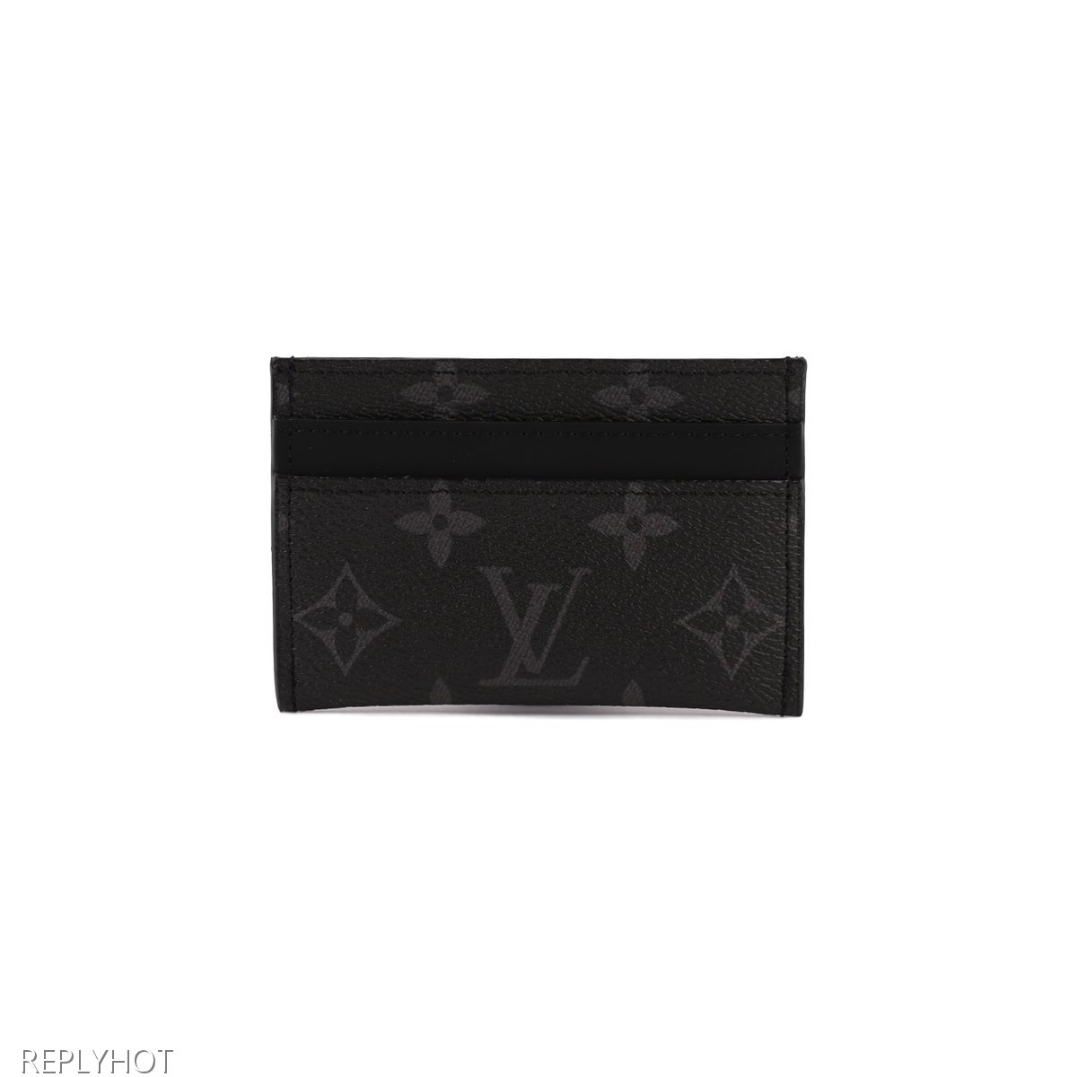 루이비통 더블 카드 홀더 모노그램 이클립스 캔버스 카드 지갑