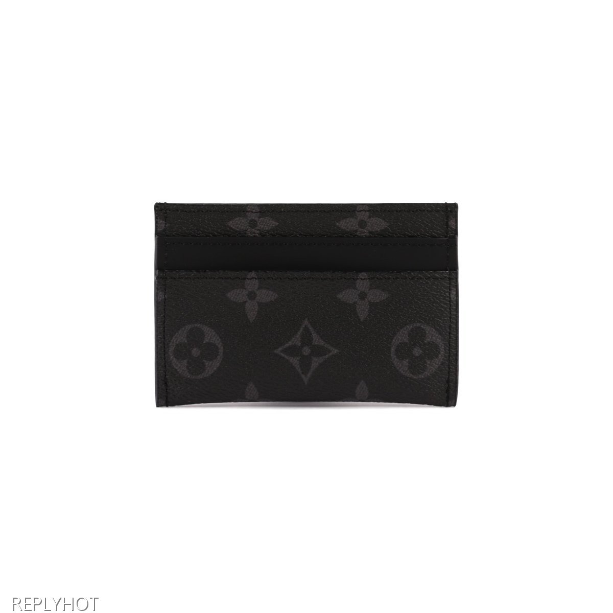 루이비통 더블 카드 홀더 모노그램 이클립스 캔버스 카드 지갑