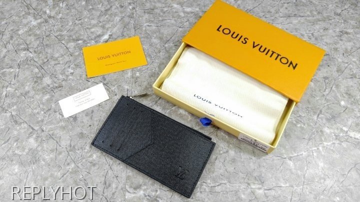 루이비통 타이가 코인 카드홀더 카드지갑