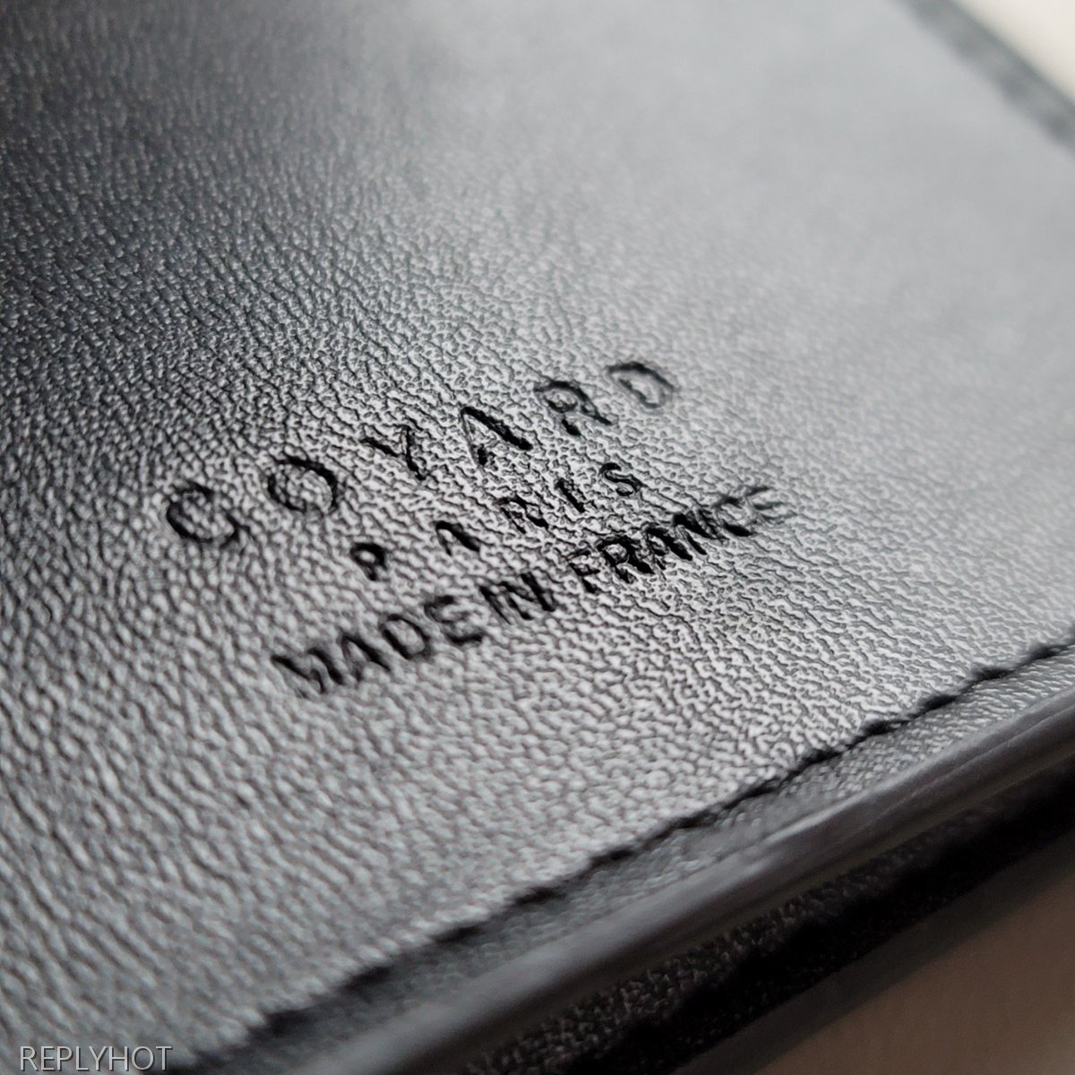 고야드 카드 명함 지갑 블랙