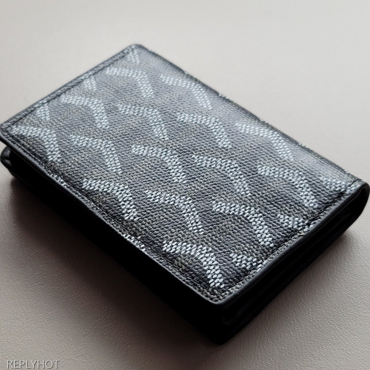 고야드 카드 명함 지갑 블랙