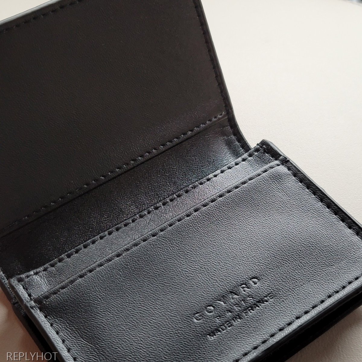 고야드 카드 명함 지갑 블랙