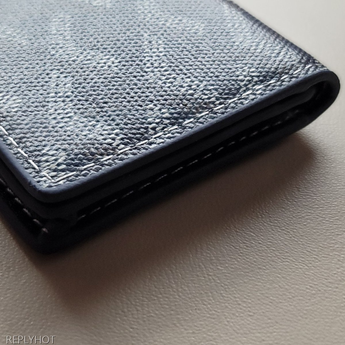 고야드 카드 명함 지갑 네이비