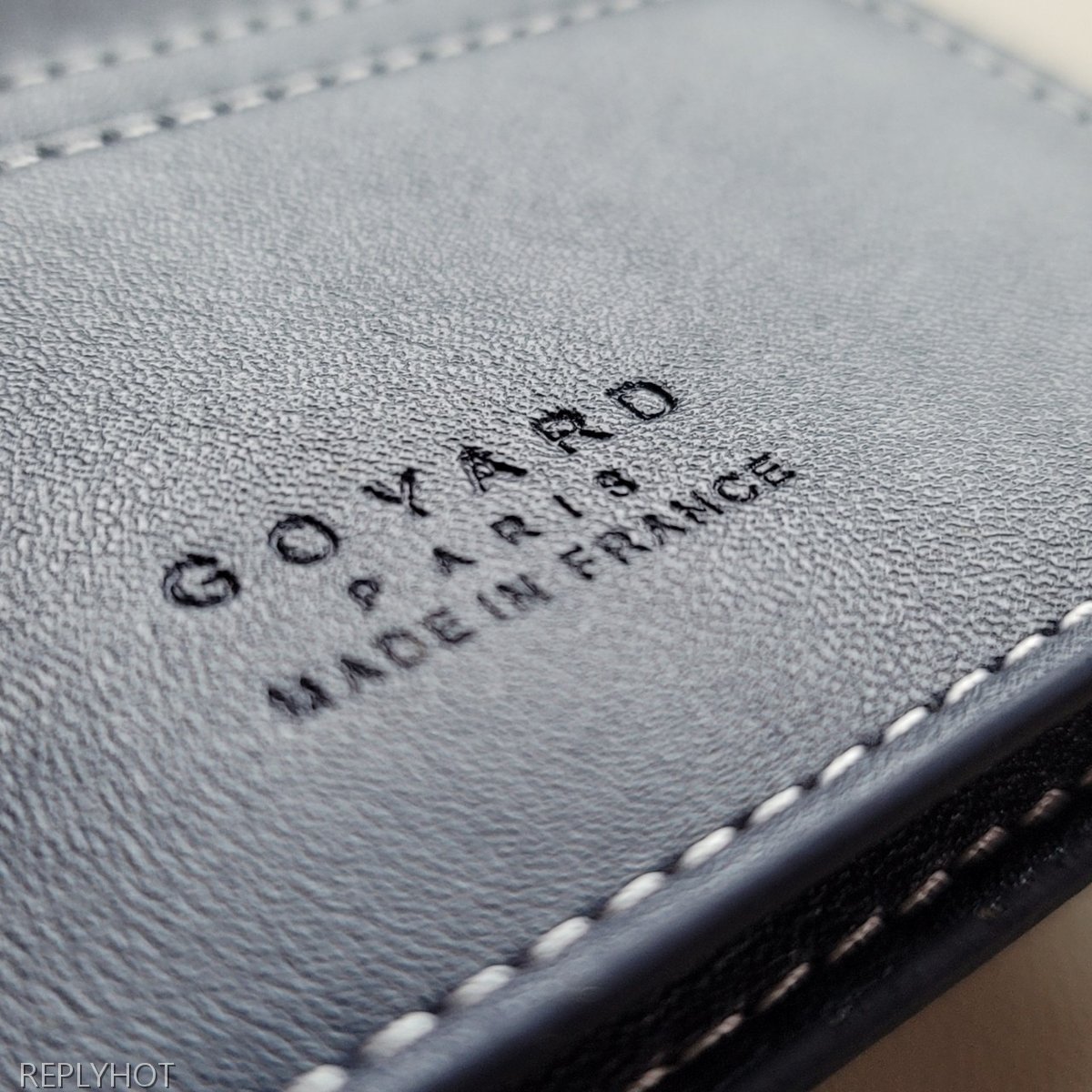 고야드 카드 명함 지갑 네이비