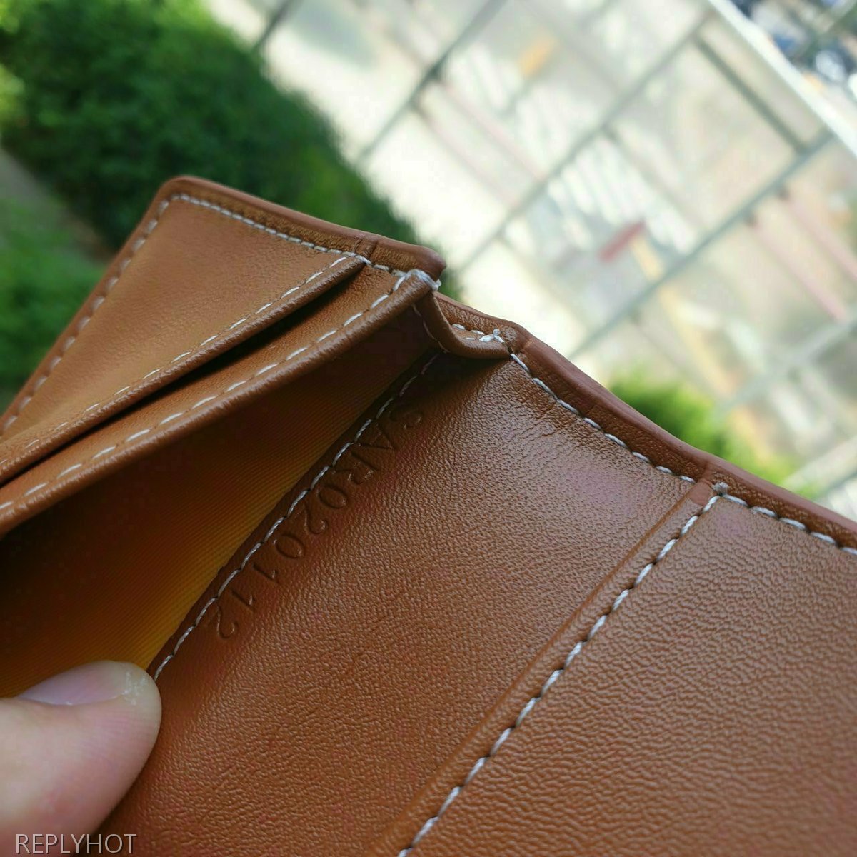 고야드 카드 명함 지갑 블랙 & 브라운