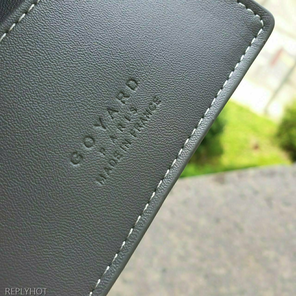 고야드 카드 명함 지갑 그레이