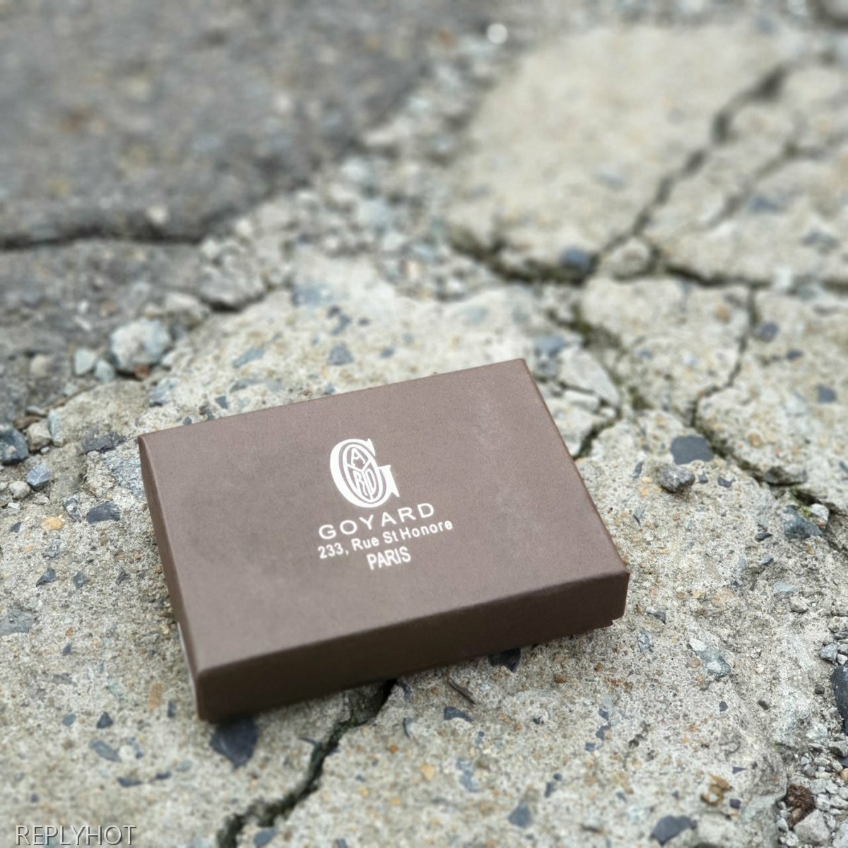 고야드 카드 지갑 블랙