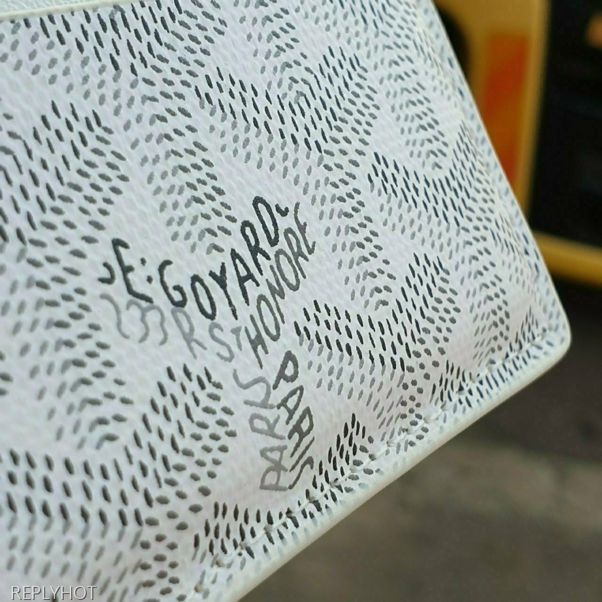 고야드 카드 지갑 화이트