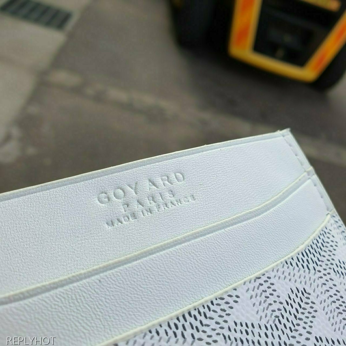 고야드 카드 지갑 화이트